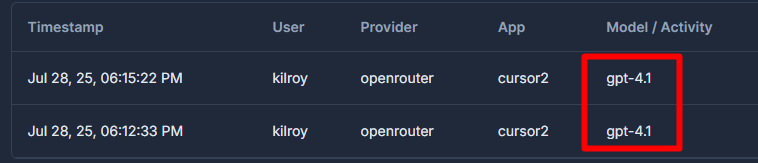 APIpie.ai Observability showing free tier model