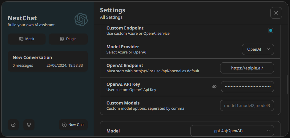 API Settings