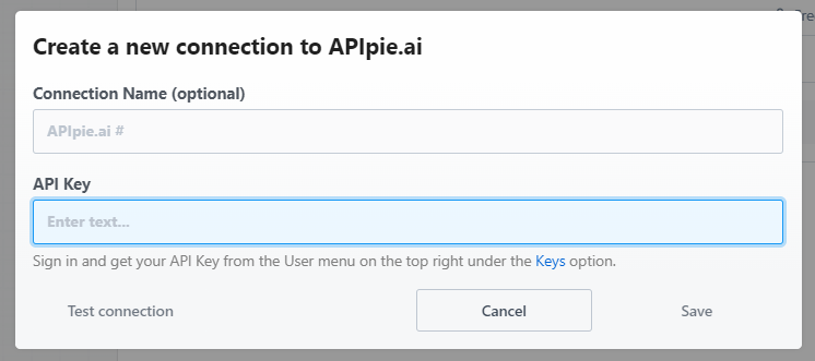 Enter API Key